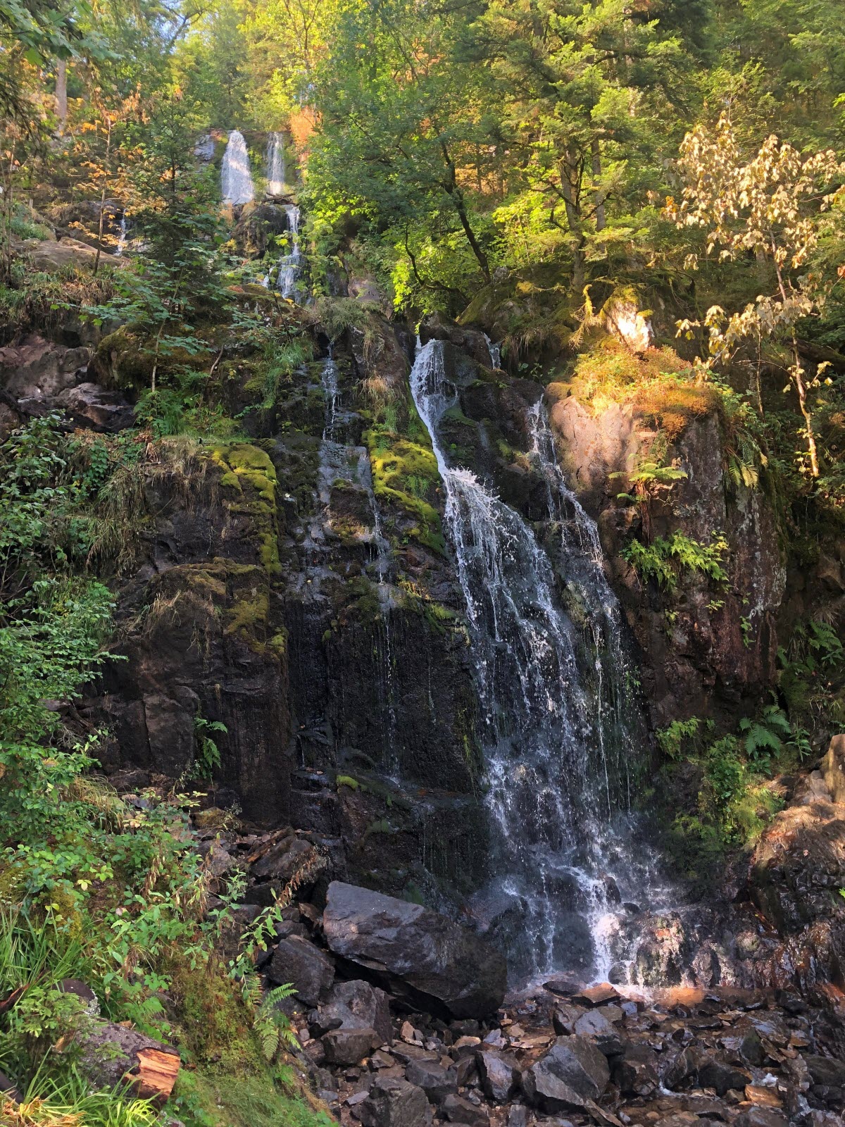 cascade de tendon près de Gerardmer. Maison de vacances La Source dans les Vosges